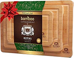 Set of 3 bamboo cutting boards