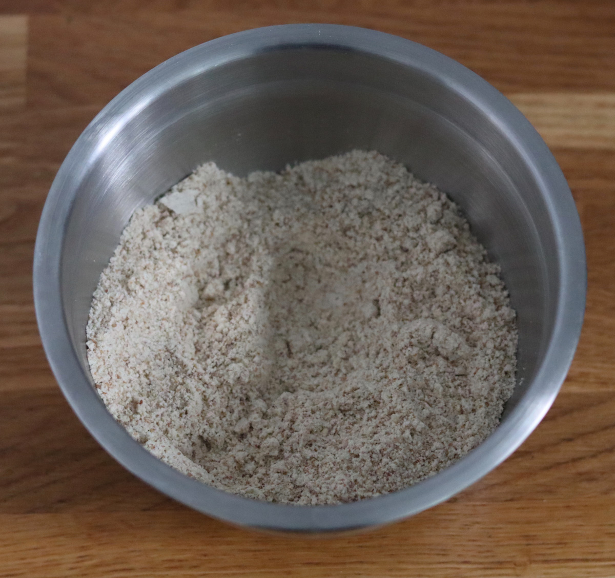 all the dry ingredients mixed together in a large bowl