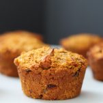 4 sweet potato and bacon muffins