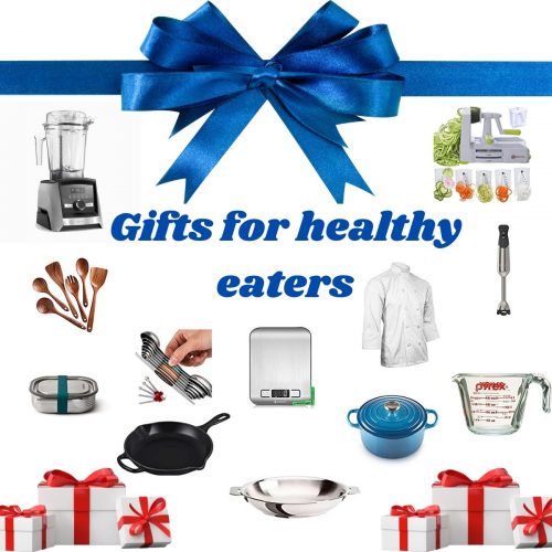 a graphic with a bunch of gift ideas and wrapped gifts pictures