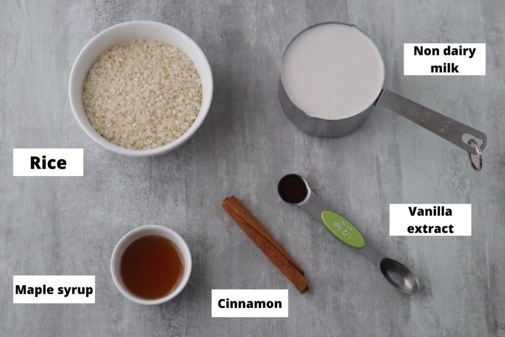 Dairy Free Rice Pudding (gluten free, vegan)