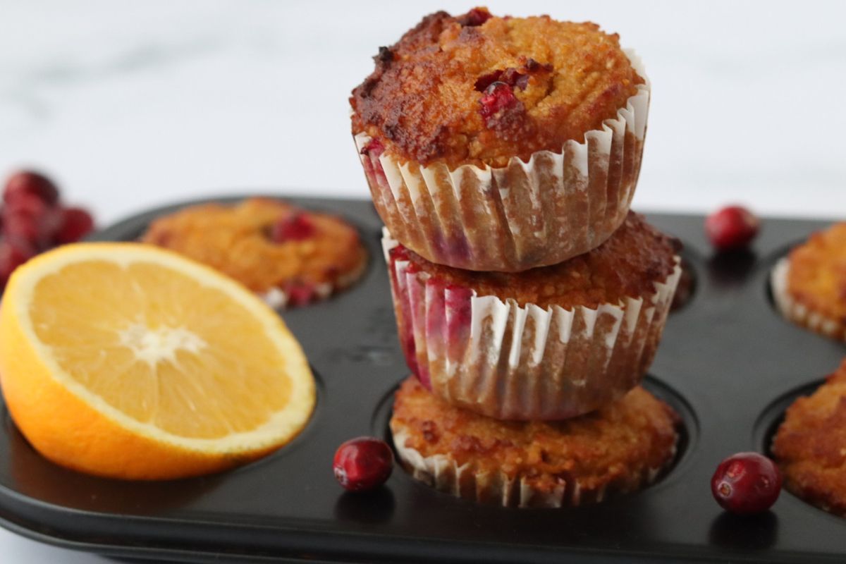 Gluten-Free Orange Cranberry Muffins