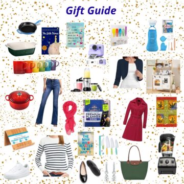 A collage of a variety of gift ideas.