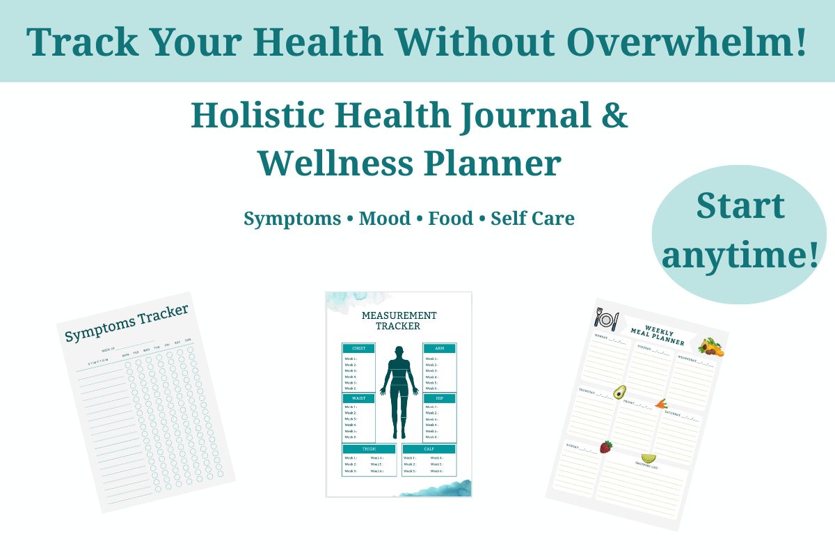Holistic Health Journal & Wellness Planner Template - Go Healthy With Bea